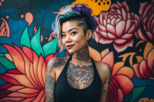 Colour tattoo removal